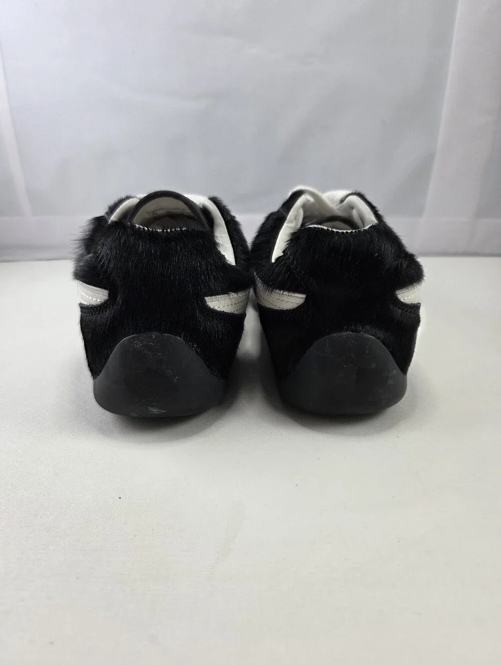 Steve Madden Dobson Black Calf Hair Sneakers Size 7